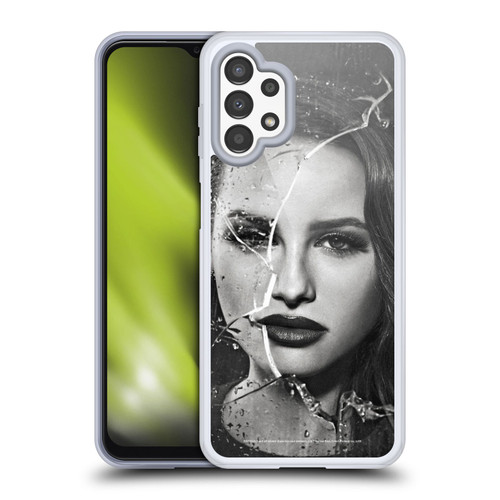 Riverdale Broken Glass Portraits Cheryl Blossom Soft Gel Case for Samsung Galaxy A13 (2022)
