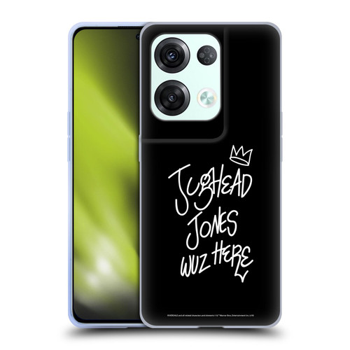 Riverdale Graphic Art Jughead Wuz Here Soft Gel Case for OPPO Reno8 Pro