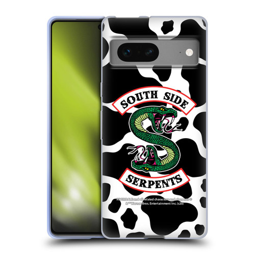 Riverdale South Side Serpents Cow Logo Soft Gel Case for Google Pixel 7