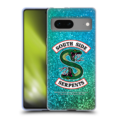 Riverdale South Side Serpents Glitter Print Logo Soft Gel Case for Google Pixel 7