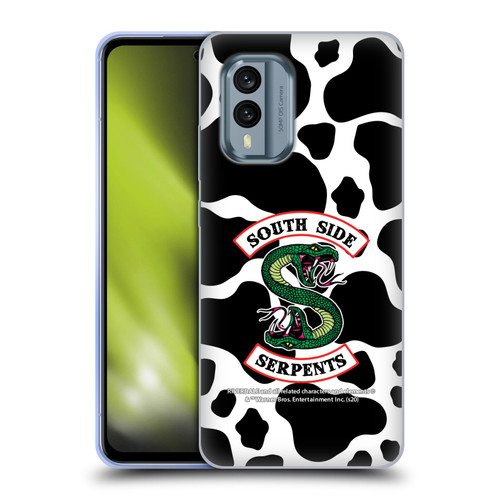Riverdale South Side Serpents Cow Logo Soft Gel Case for Nokia X30