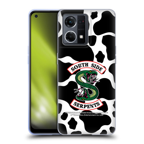 Riverdale South Side Serpents Cow Logo Soft Gel Case for OPPO Reno8 4G