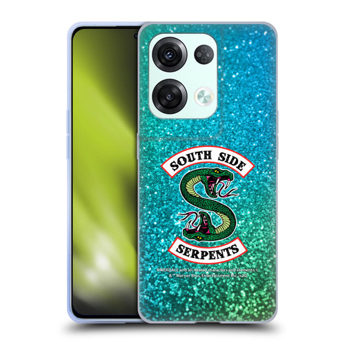 Riverdale South Side Serpents Glitter Print Logo Soft Gel Case for OPPO Reno8 Pro
