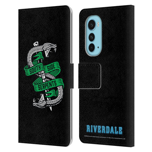 Riverdale Art South Side Serpents Leather Book Wallet Case Cover For Motorola Edge (2022)