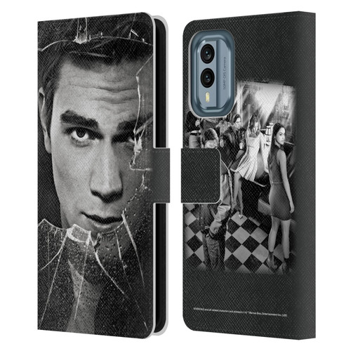 Riverdale Broken Glass Portraits Archie Andrews Leather Book Wallet Case Cover For Nokia X30