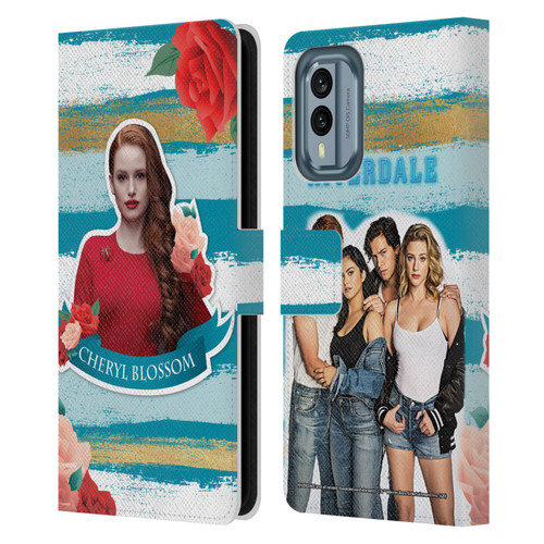 Riverdale Graphics Cheryl Blossom Leather Book Wallet Case Cover For Nokia X30