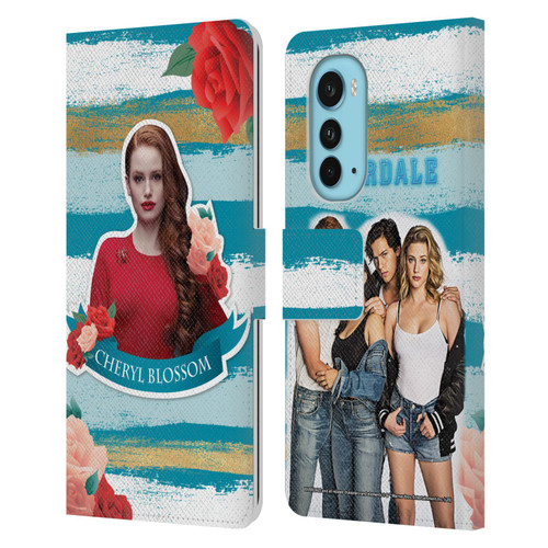 Riverdale Graphics Cheryl Blossom Leather Book Wallet Case Cover For Motorola Edge (2022)