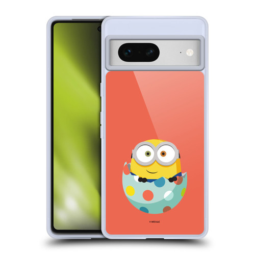 Minions Rise of Gru(2021) Easter 2021 Bob Egg Soft Gel Case for Google Pixel 7