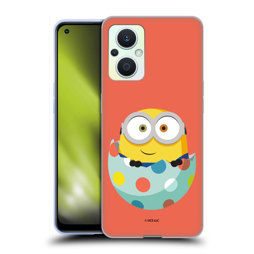 Minions Rise of Gru(2021) Easter 2021 Bob Egg Soft Gel Case for OPPO Reno8 Lite