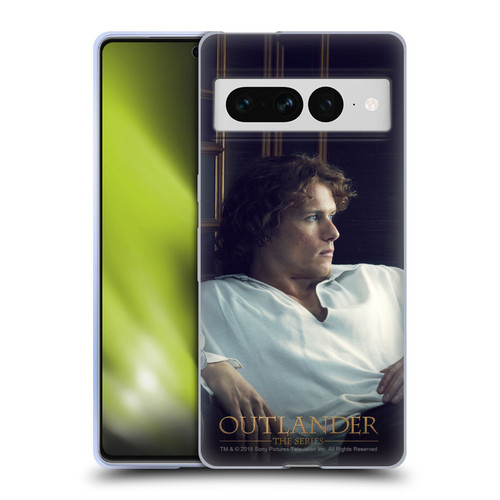 Outlander Characters Jamie White Shirt Soft Gel Case for Google Pixel 7 Pro