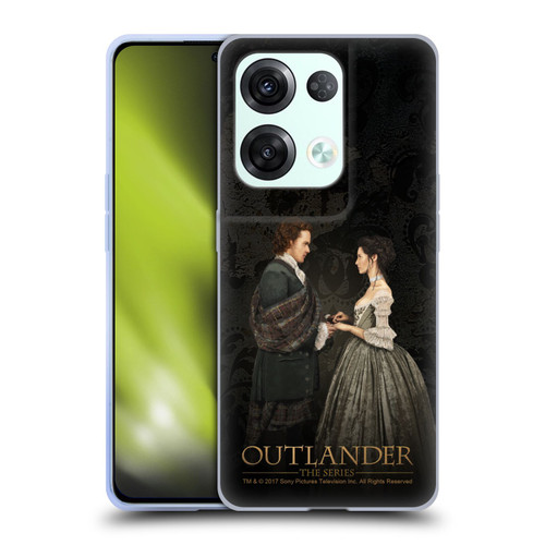 Outlander Portraits Claire & Jamie Painting Soft Gel Case for OPPO Reno8 Pro