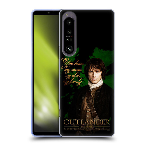Outlander Portraits Jamie Soft Gel Case for Sony Xperia 1 IV