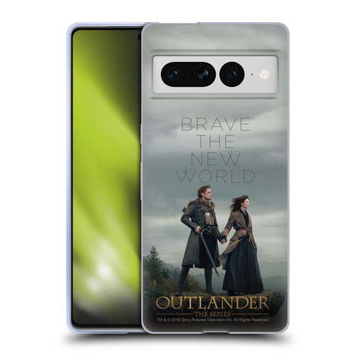 Outlander Season 4 Art Brave The New World Soft Gel Case for Google Pixel 7 Pro