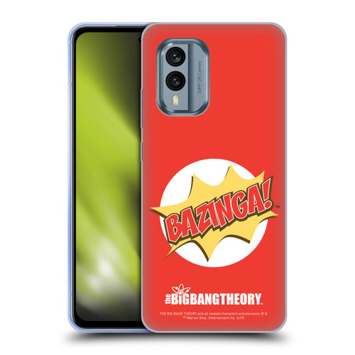 The Big Bang Theory Bazinga Pop Art Soft Gel Case for Nokia X30