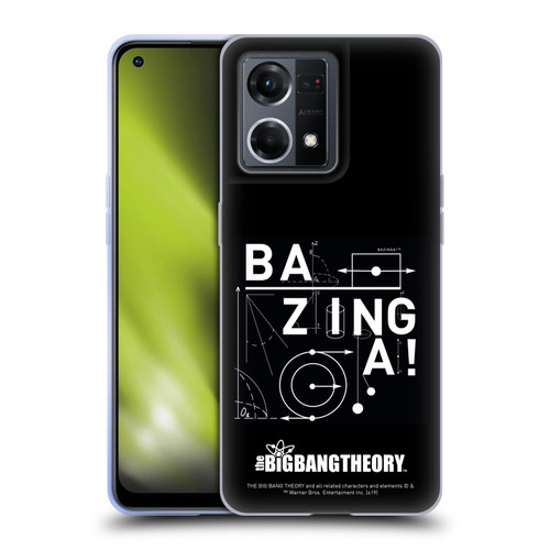 The Big Bang Theory Bazinga Physics Soft Gel Case for OPPO Reno8 4G