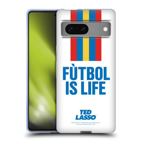 Ted Lasso Season 1 Graphics Futbol Is Life Soft Gel Case for Google Pixel 7