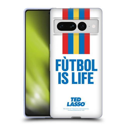 Ted Lasso Season 1 Graphics Futbol Is Life Soft Gel Case for Google Pixel 7 Pro