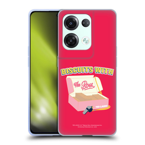 Ted Lasso Season 1 Graphics Biscuits With The Boss Soft Gel Case for OPPO Reno8 Pro