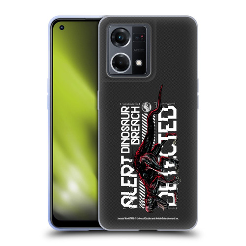 Jurassic World Fallen Kingdom Key Art Dinosaur Breach Soft Gel Case for OPPO Reno8 4G