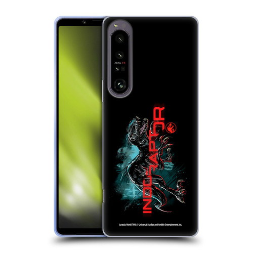 Jurassic World Fallen Kingdom Key Art Indoraptor Soft Gel Case for Sony Xperia 1 IV