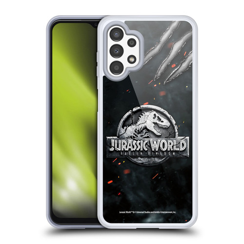 Jurassic World Fallen Kingdom Logo Dinosaur Claw Soft Gel Case for Samsung Galaxy A13 (2022)