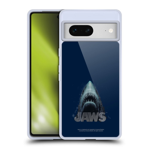 Jaws I Key Art Illustration Soft Gel Case for Google Pixel 7