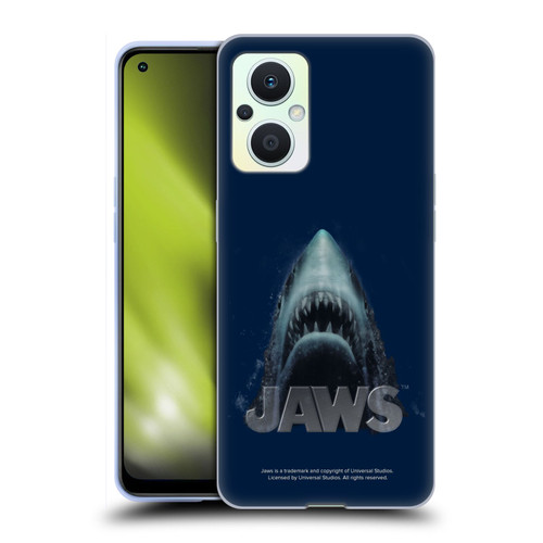 Jaws I Key Art Illustration Soft Gel Case for OPPO Reno8 Lite