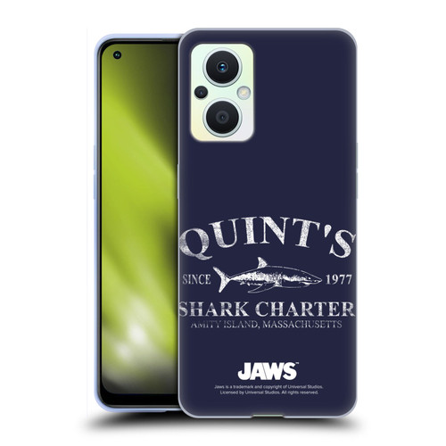 Jaws I Key Art Quint's Shark Charter Soft Gel Case for OPPO Reno8 Lite