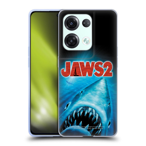 Jaws II Key Art Swimming Poster Soft Gel Case for OPPO Reno8 Pro