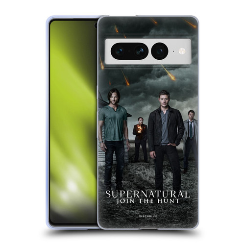 Supernatural Key Art Season 12 Group Soft Gel Case for Google Pixel 7 Pro