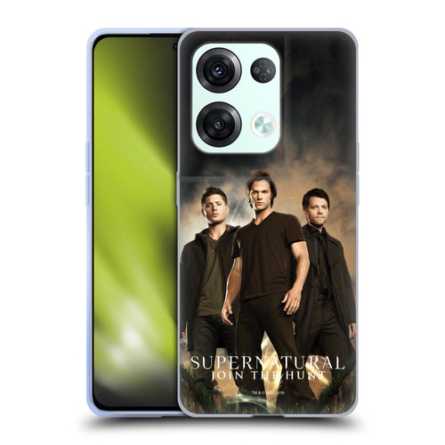 Supernatural Key Art Sam, Dean & Castiel 2 Soft Gel Case for OPPO Reno8 Pro