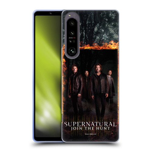 Supernatural Key Art Sam, Dean, Castiel & Crowley Soft Gel Case for Sony Xperia 1 IV