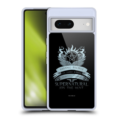 Supernatural Vectors Saving People Logo Soft Gel Case for Google Pixel 7