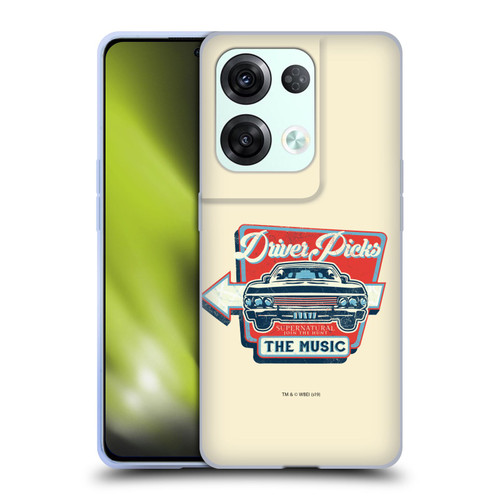 Supernatural Vectors Driver Picks Soft Gel Case for OPPO Reno8 Pro