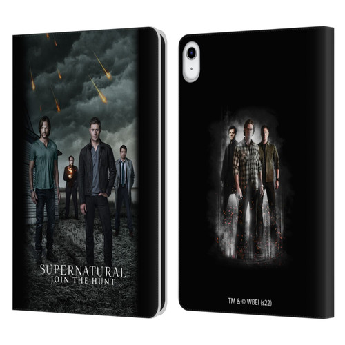 Supernatural Key Art Season 12 Group Leather Book Wallet Case Cover For Apple iPad 10.9 2022/2025