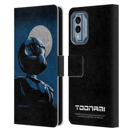 Toonami Graphics Character Art Leather Book Wallet Case Cover For Nokia X30