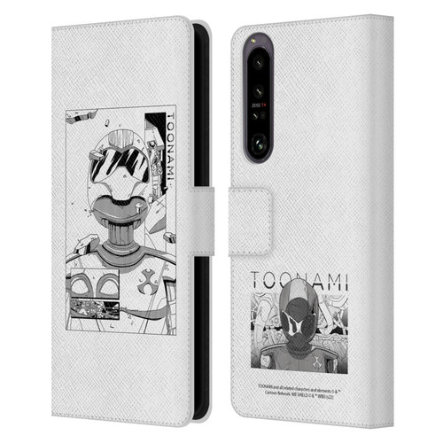 Toonami Graphics Comic Leather Book Wallet Case Cover For Sony Xperia 1 IV