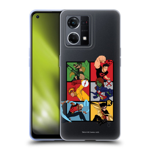 Young Justice Graphics Character Art Soft Gel Case for OPPO Reno8 4G