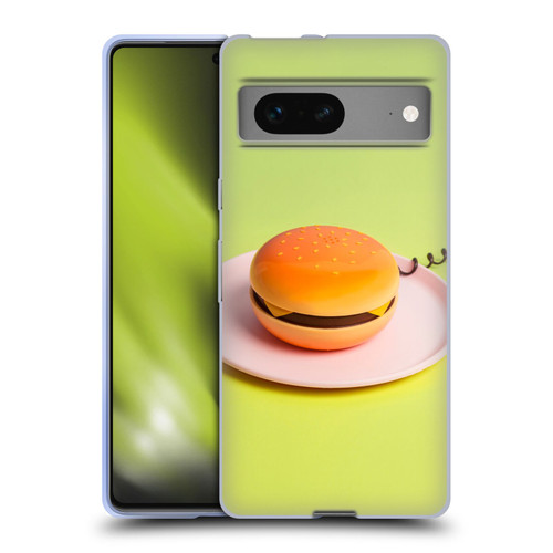 Pepino De Mar Foods Burger Soft Gel Case for Google Pixel 7