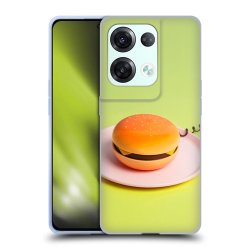 Pepino De Mar Foods Burger Soft Gel Case for OPPO Reno8 Pro