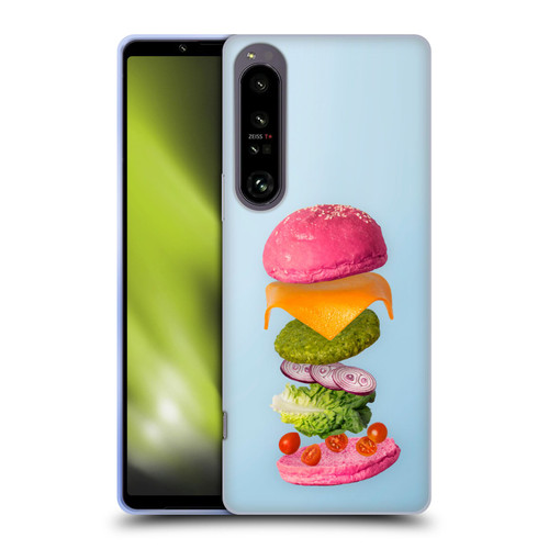 Pepino De Mar Foods Burger 2 Soft Gel Case for Sony Xperia 1 IV