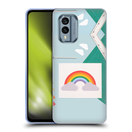 Pepino De Mar Rainbow Art Soft Gel Case for Nokia X30