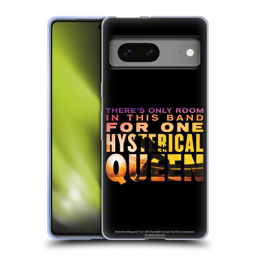 Queen Bohemian Rhapsody Hysterical Quote Soft Gel Case for Google Pixel 7