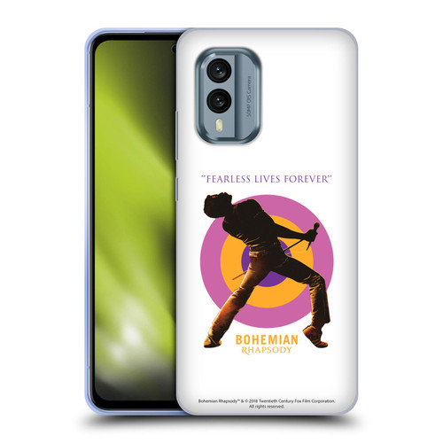 Queen Bohemian Rhapsody Fearless Lives Forever Soft Gel Case for Nokia X30
