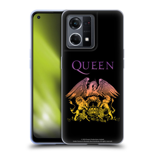 Queen Bohemian Rhapsody Logo Crest Soft Gel Case for OPPO Reno8 4G