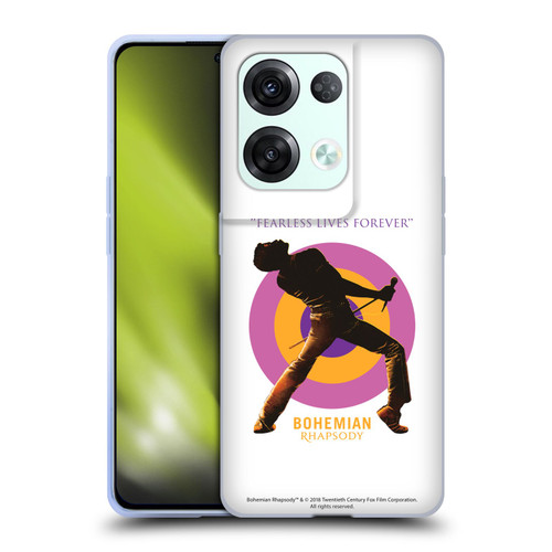 Queen Bohemian Rhapsody Fearless Lives Forever Soft Gel Case for OPPO Reno8 Pro