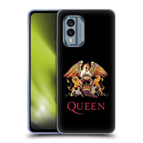Queen Key Art Crest Soft Gel Case for Nokia X30