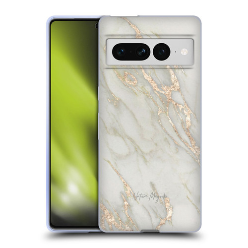 Nature Magick Marble Metallics Gold Soft Gel Case for Google Pixel 7 Pro