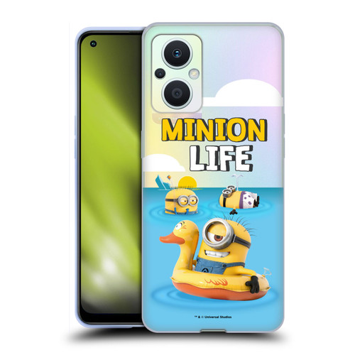 Despicable Me Funny Minions Beach Life Soft Gel Case for OPPO Reno8 Lite