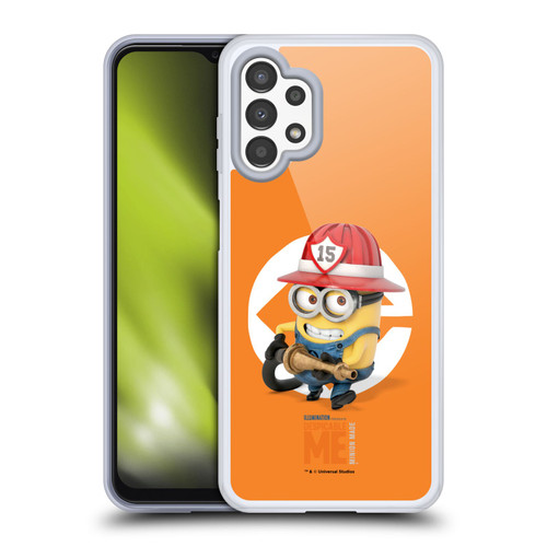 Despicable Me Minions Bob Fireman Costume Soft Gel Case for Samsung Galaxy A13 (2022)